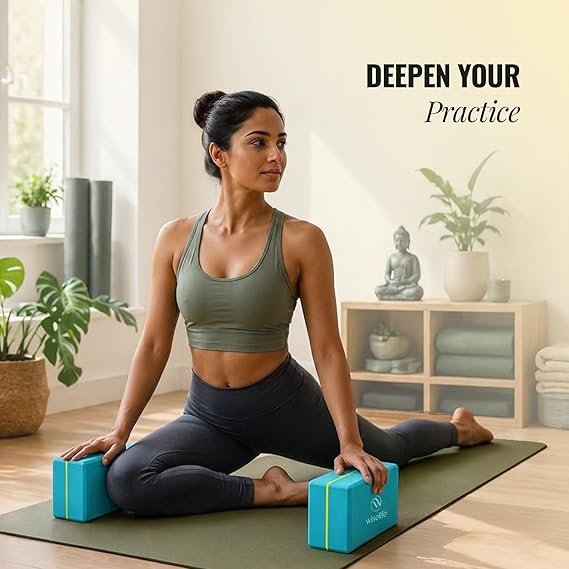Premium High-Density EVA Yoga Block (Set of 2)