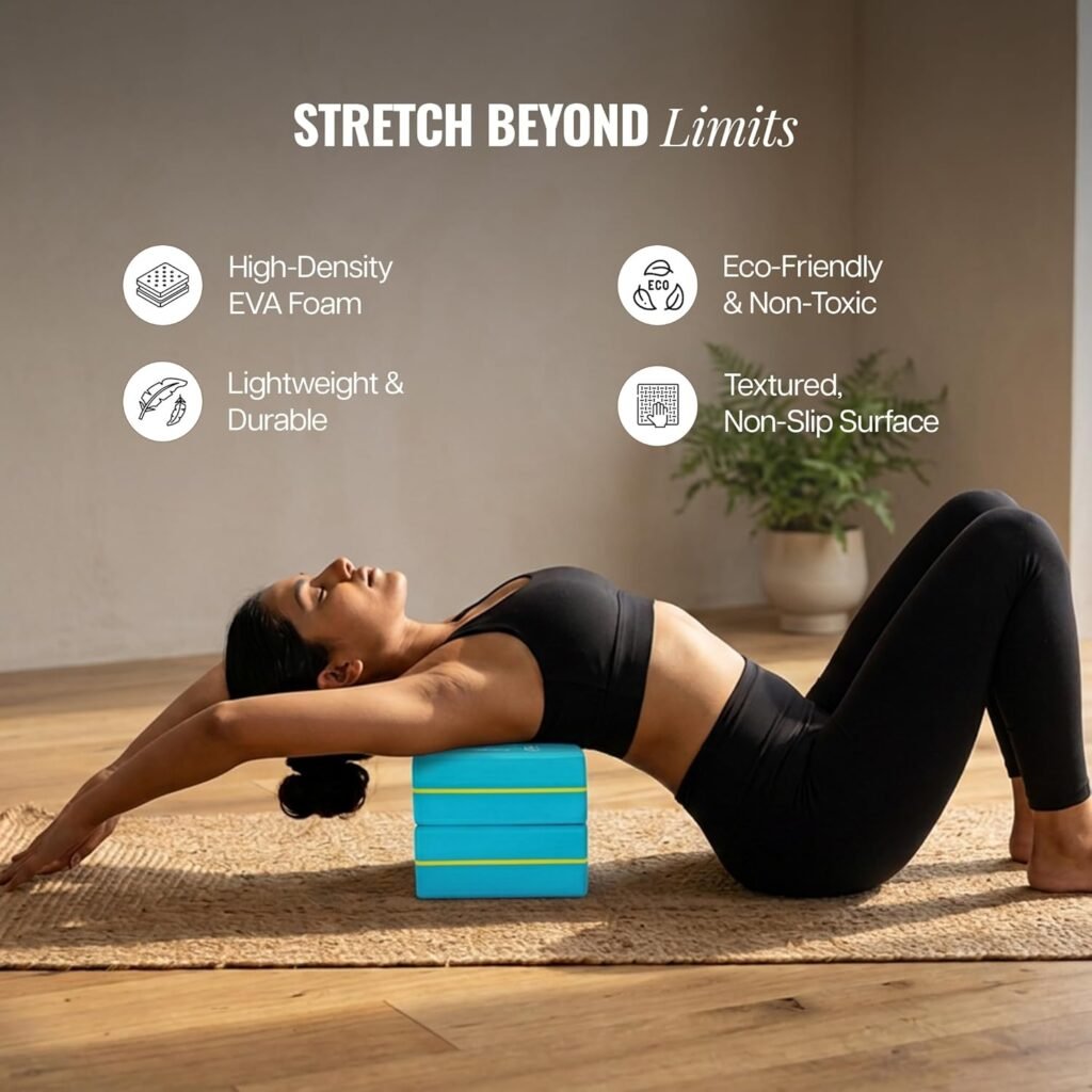 Premium High-Density EVA Yoga Block (Set of 2)
