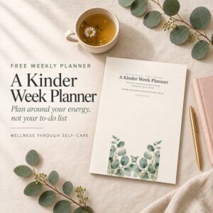 A Kinder Week Planner – Free Printable