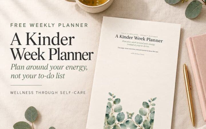 A Kinder Week Planner – Free Printable